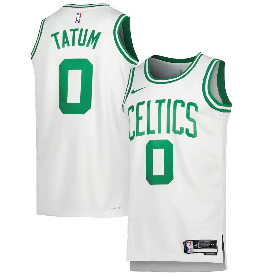 Men Boston Celtics #0 Jayson Tatum Nike White Association Edition 2022-23 Swingman NBA Jersey->boston celtics->NBA Jersey
